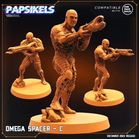 Omega Spacer Miniature | Omega Space C - Tabletop RPG & D&D miniature. Perfect for wargaming & collectors