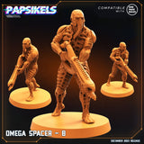 Omega Spacer Miniature | Omega Spacer B - Tabletop RPG & D&D miniature. Perfect for wargaming & collectors