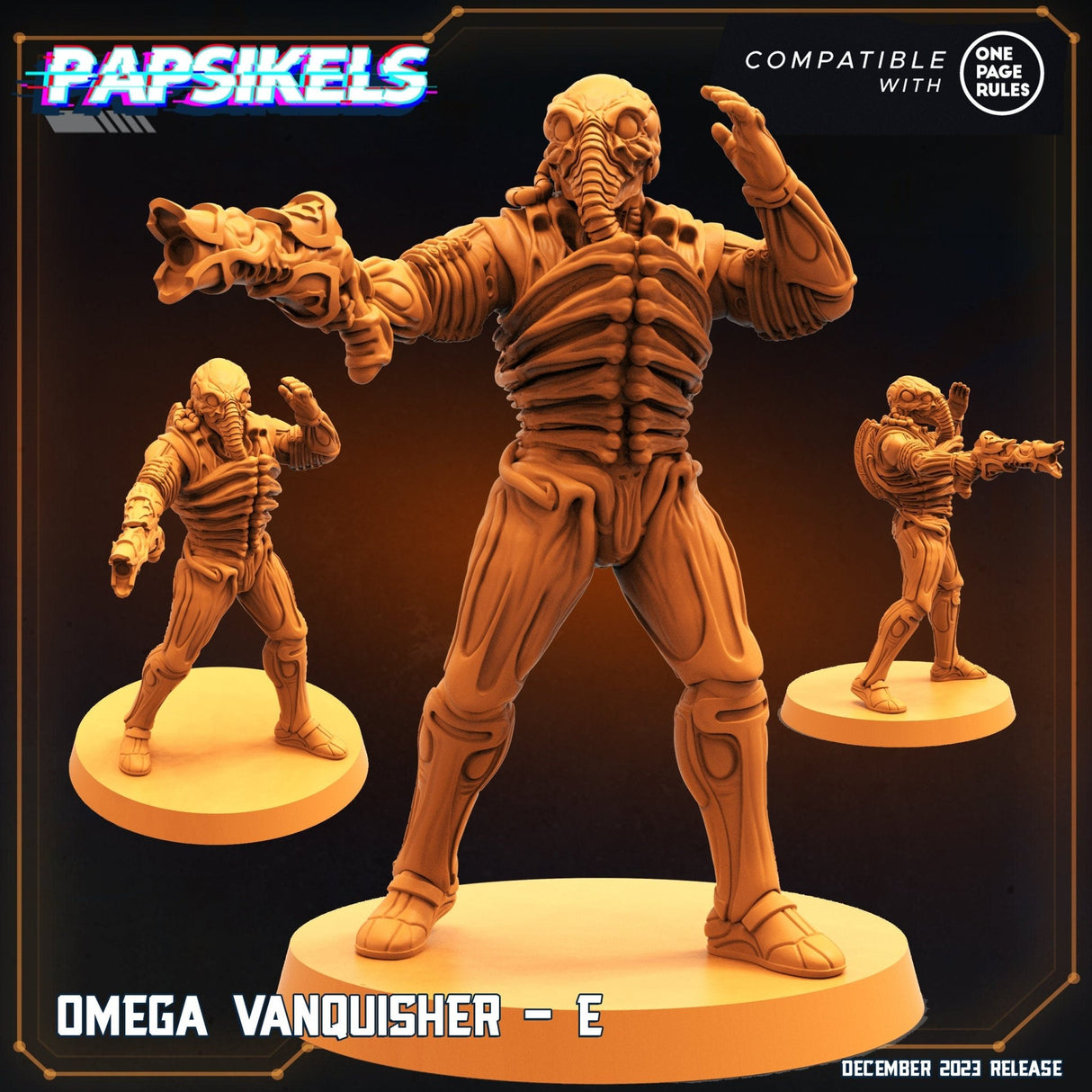 Omega Vanquisher Miniature | Vanquisher E - Tabletop RPG & D&D miniature. Perfect for wargaming & collectors
