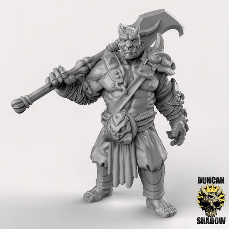 Oni Mini Miniature | A - Tabletop RPG & D&D miniature. Perfect for wargaming & collectors