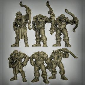 Orc Archer Miniature | A - Tabletop RPG & D&D miniature. Perfect for wargaming & collectors