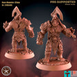 Orc Barbarian Miniature | A - Tabletop RPG & D&D miniature. Perfect for wargaming & collectors