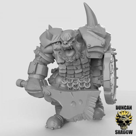 Orc Brute Miniature | A - Tabletop RPG & D&D miniature. Perfect for wargaming & collectors