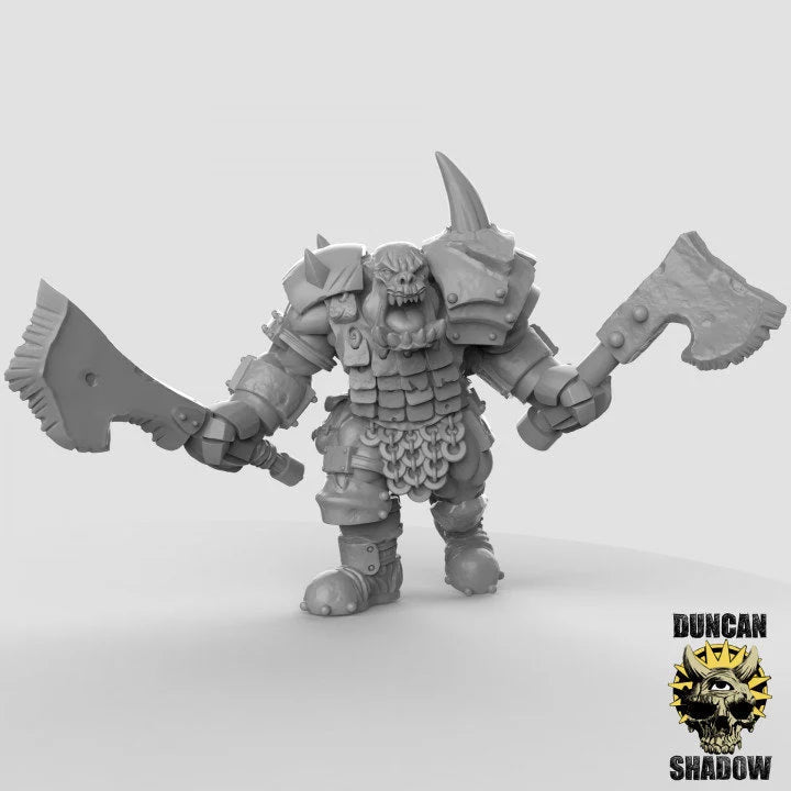 Orc Brute Miniature | C - Tabletop RPG & D&D miniature. Perfect for wargaming & collectors