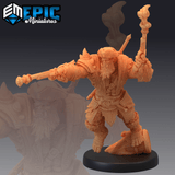 Orc Captain Miniature | D - Tabletop RPG & D&D miniature. Perfect for wargaming & collectors