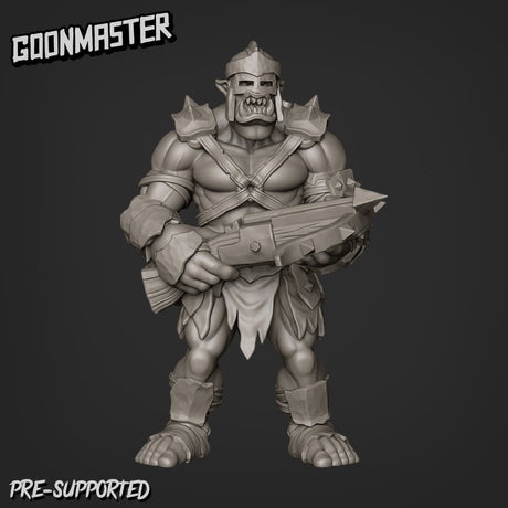 Orc crossbowmen Miniature | A - Tabletop RPG & D&D miniature. Perfect for wargaming & collectors