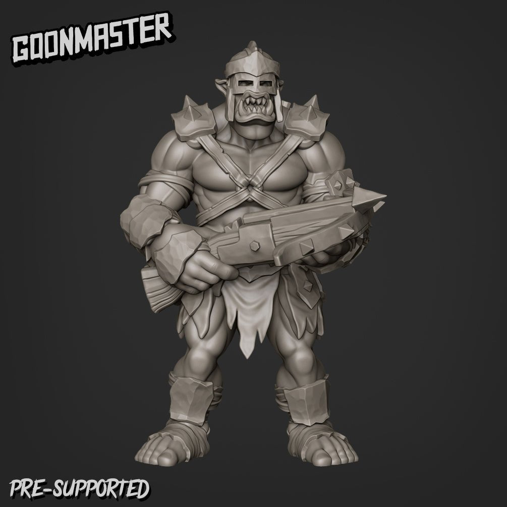 Orc crossbowmen Miniature | A - Tabletop RPG & D&D miniature. Perfect for wargaming & collectors