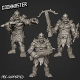 Orc crossbowmen Miniature | Set of 3 - Tabletop RPG & D&D miniature. Perfect for wargaming & collectors