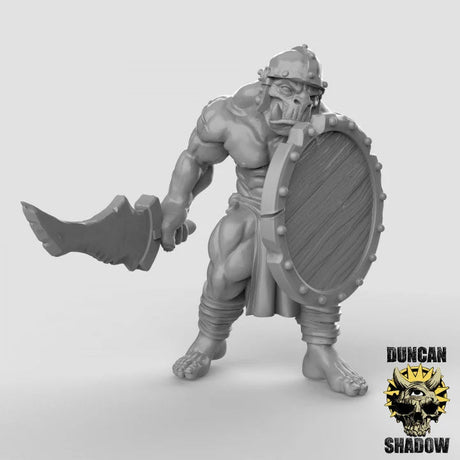 Orc Miniature | B - Tabletop RPG & D&D miniature. Perfect for wargaming & collectors