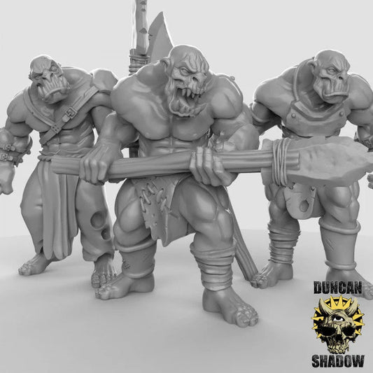 Orc Miniature - Set of 3 - 28mm