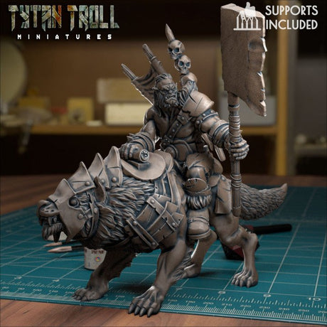 Orc Raiders Miniature set 2 | A - Tabletop RPG & D&D miniature. Perfect for wargaming & collectors