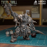 Orc Raiders Miniature | C - Tabletop RPG & D&D miniature. Perfect for wargaming & collectors