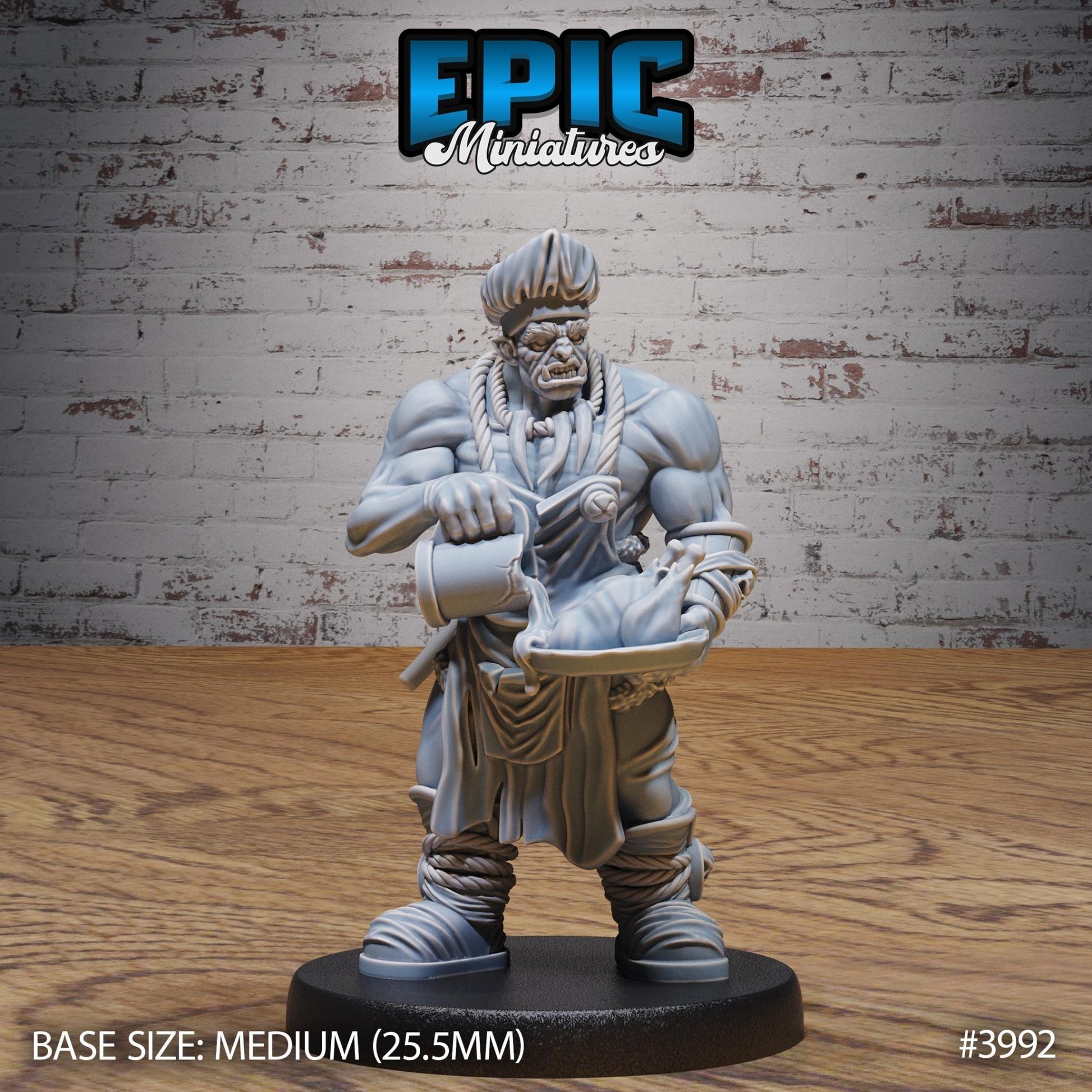 Orc Villager NPC Miniature - 3992 - 32mm
