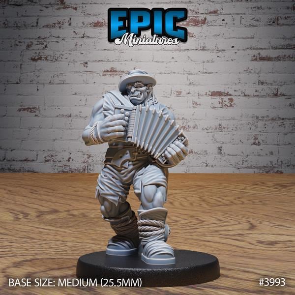 Orc Villager NPC Miniature | Epic Addition To Any Game - Tabletop RPG & D&D miniature. Perfect for wargaming & collectors.