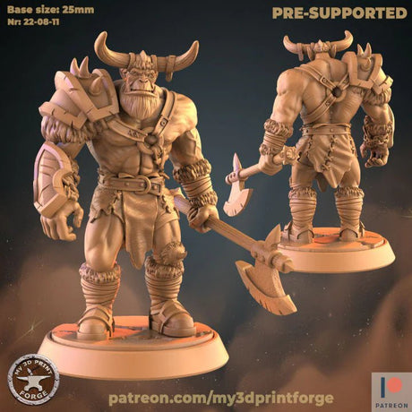 Orc warlock Leaders Miniature | D - Tabletop RPG & D&D miniature. Perfect for wargaming & collectors