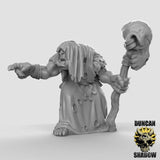 Orc Warlock Miniature | A - Tabletop RPG & D&D miniature. Perfect for wargaming & collectors