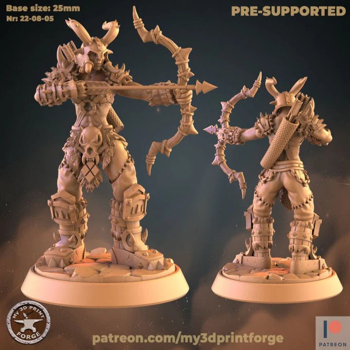 Orc Warrior Miniature - A - 28mm