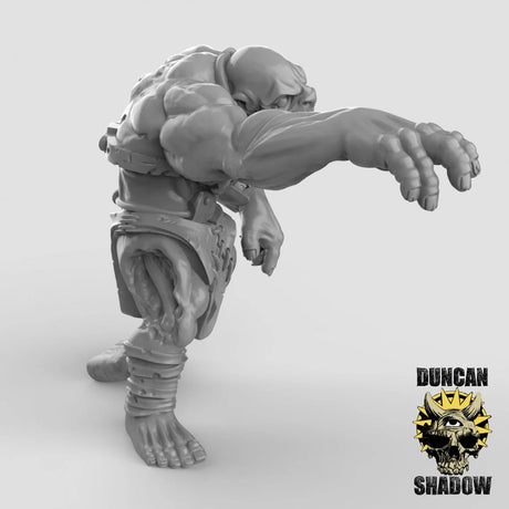 Orc Zombie Miniature | A - Tabletop RPG & D&D miniature. Perfect for wargaming & collectors