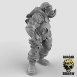 Orc Zombie Miniature | C - Tabletop RPG & D&D miniature. Perfect for wargaming & collectors