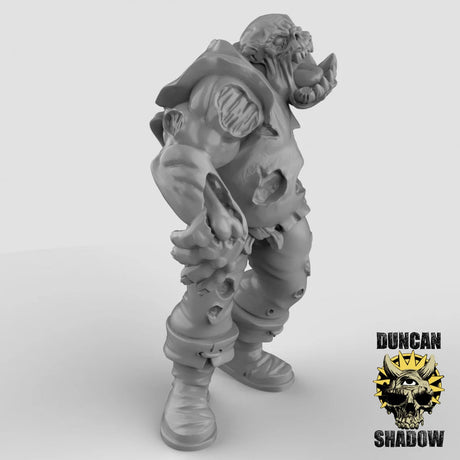 Orc Zombie Miniature | C - Tabletop RPG & D&D miniature. Perfect for wargaming & collectors