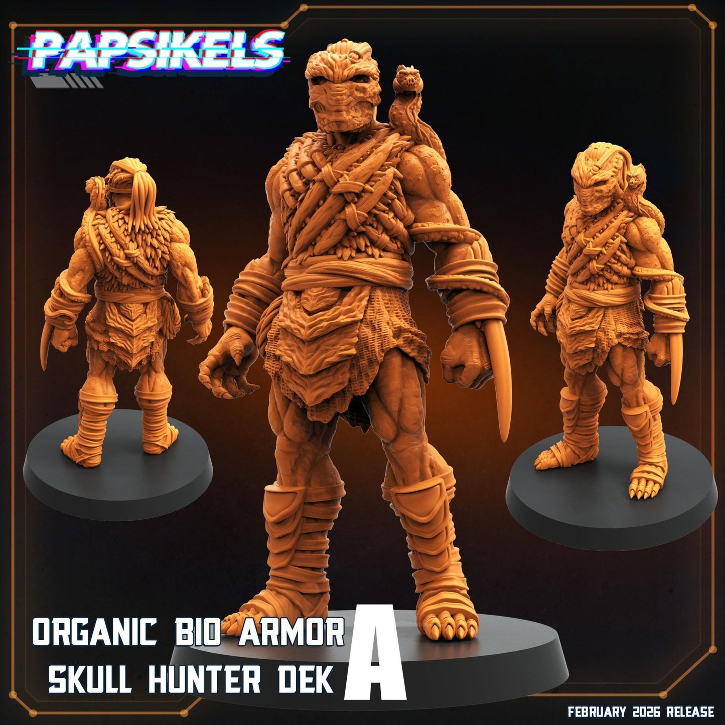 Organic Skull Hunter - A - 32mm Scale