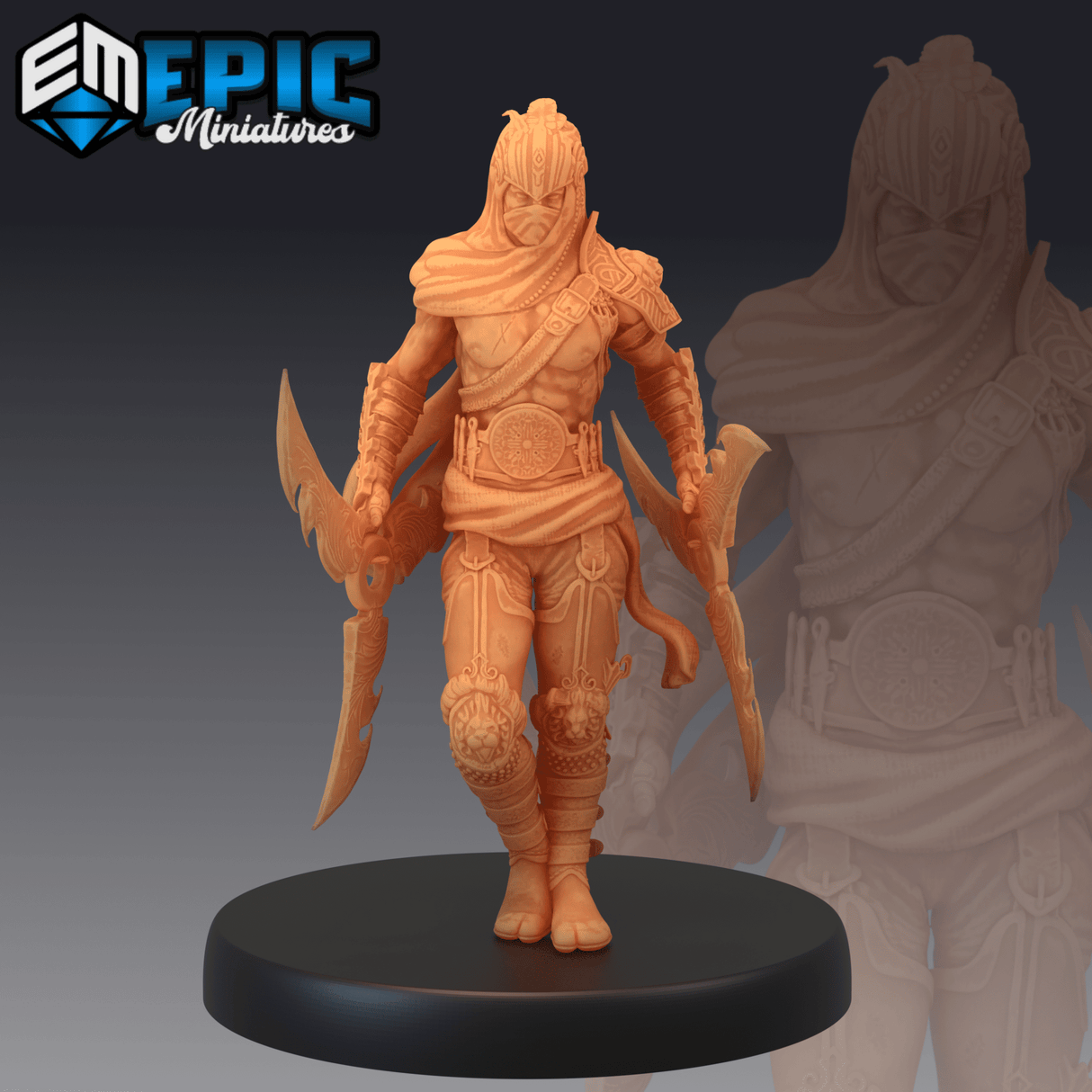 Orient Assassin Miniature | A - Tabletop RPG & D&D miniature. Perfect for wargaming & collectors