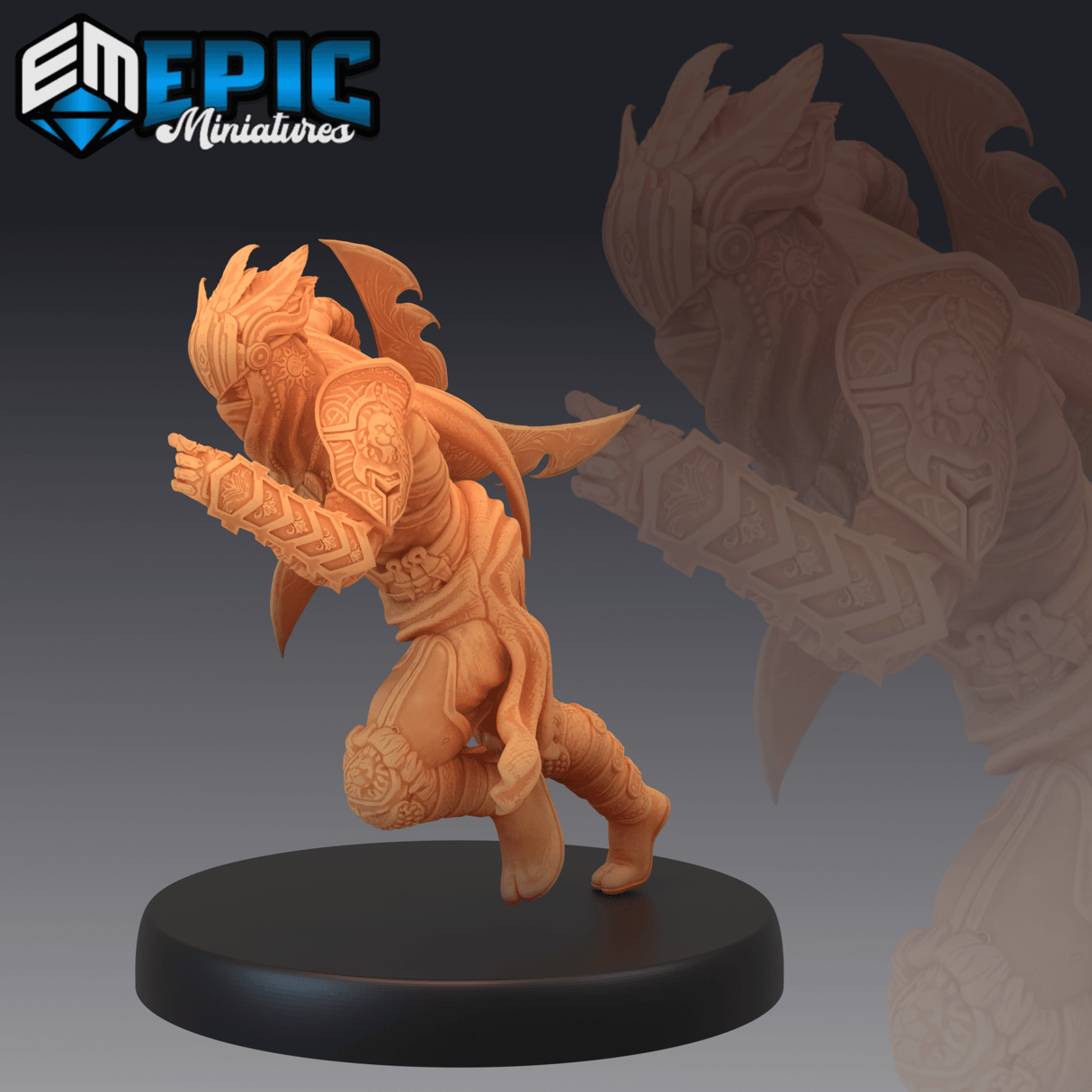 Orient Assassin Miniature | B - Tabletop RPG & D&D miniature. Perfect for wargaming & collectors