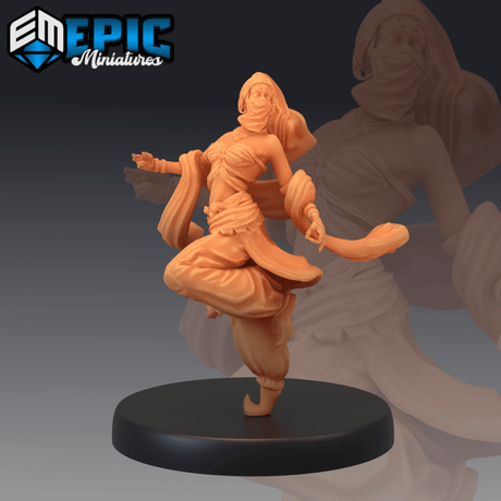 Orient Princess Miniature | A - Tabletop RPG & D&D miniature. Perfect for wargaming & collectors