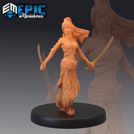 Orient Princess Miniature | B - Tabletop RPG & D&D miniature. Perfect for wargaming & collectors