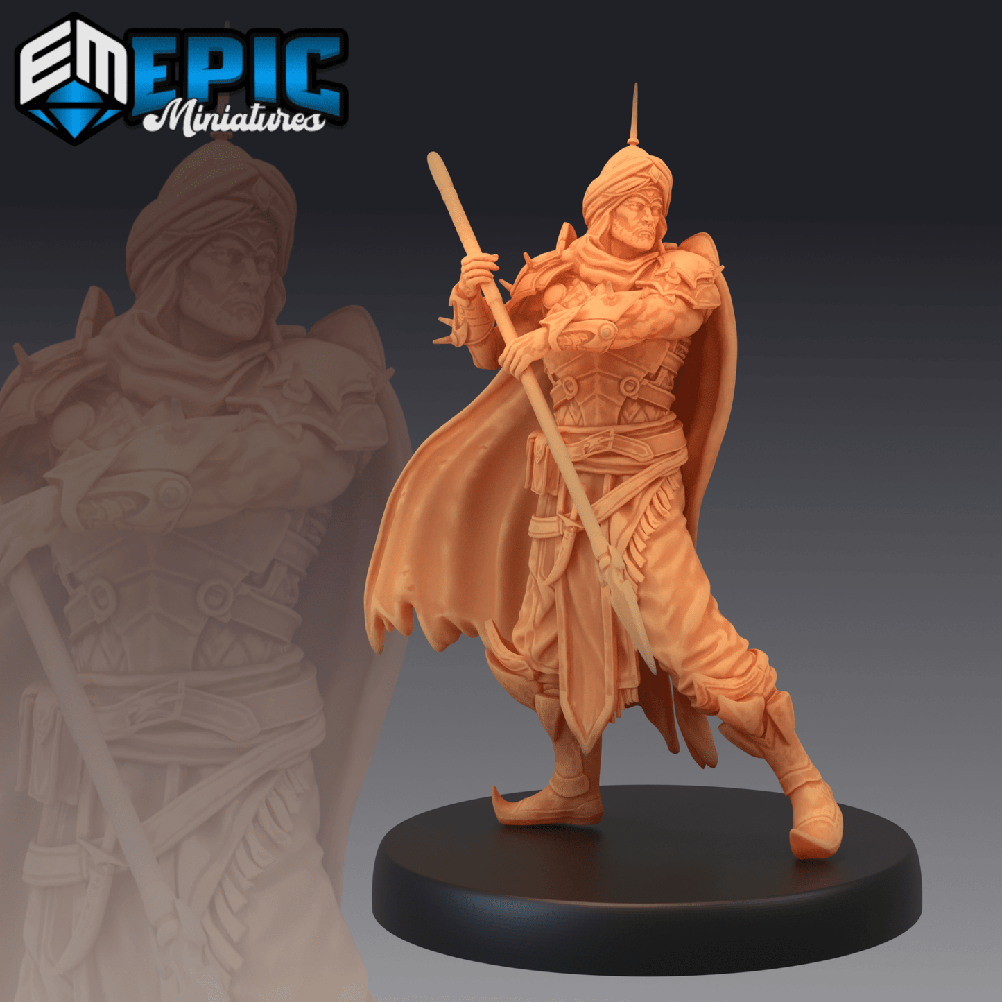 Orient Warrior Miniature - B - 28mm