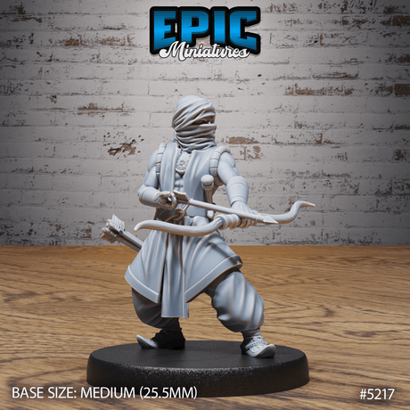 Oriental Army Miniature | A - Tabletop RPG & D&D miniature. Perfect for wargaming & collectors