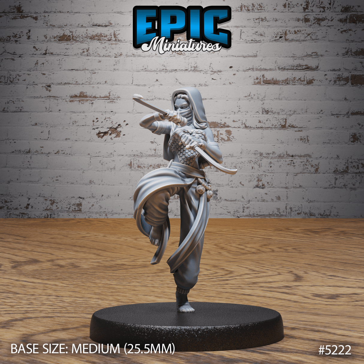 Oriental Army Miniature | B - Tabletop RPG & D&D miniature. Perfect for wargaming & collectors