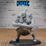 Orog Female Miniature | B - Tabletop RPG & D&D miniature. Perfect for wargaming & collectors