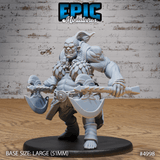 Orog Female Miniature | C - Tabletop RPG & D&D miniature. Perfect for wargaming & collectors
