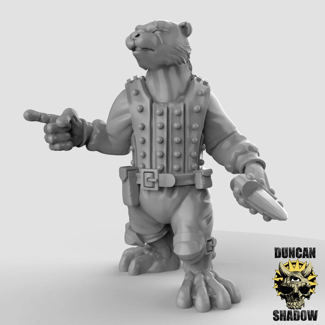 Otter Folk Miniature - A - 28mm