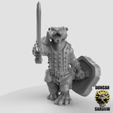 Otter Folk Miniature | A - Tabletop RPG & D&D miniature. Perfect for wargaming & collectors