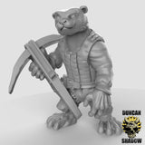 Otter Folk Miniature crossbowmen | A - Tabletop RPG & D&D miniature. Perfect for wargaming & collectors