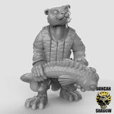 Otter Folk Miniature adventurers | C - Tabletop RPG & D&D miniature. Perfect for wargaming & collectors