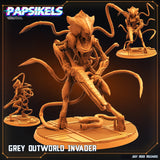 Outworld Alien Miniature | B - Tabletop RPG & D&D miniature. Perfect for wargaming & collectors