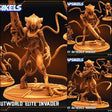 Outworld Alien Miniature | Set of 3 - Tabletop RPG & D&D miniature. Perfect for wargaming & collectors