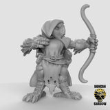 Owl Folk Archer Miniature | C - Tabletop RPG & D&D miniature. Perfect for wargaming & collectors