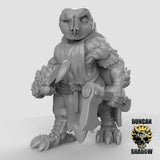 Owl Folk Miniature | A - Tabletop RPG & D&D miniature. Perfect for wargaming & collectors