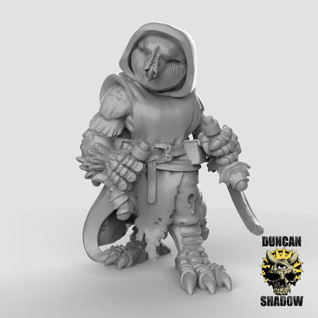 Owl Folk Miniature | B - Tabletop RPG & D&D miniature. Perfect for wargaming & collectors
