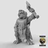 Owl Folk Miniature | C - Tabletop RPG & D&D miniature. Perfect for wargaming & collectors