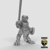 Owl Folk Warrior Miniature ranger | A - Tabletop RPG & D&D miniature. Perfect for wargaming & collectors