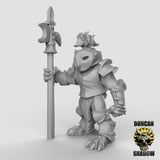 Owl Folk Warrior Miniature Guards | B - Tabletop RPG & D&D miniature. Perfect for wargaming & collectors