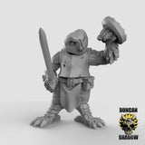 Owl Folk Warrior Miniature ranger | C - Tabletop RPG & D&D miniature. Perfect for wargaming & collectors