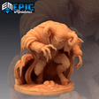 Owl Goddess Miniature | A - Tabletop RPG & D&D miniature. Perfect for wargaming & collectors