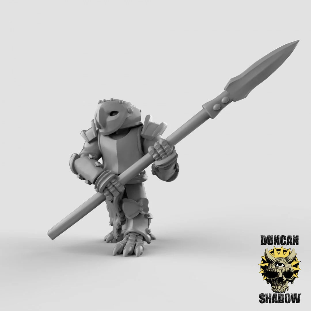 Owl Knight Miniature | C - Tabletop RPG & D&D miniature. Perfect for wargaming & collectors