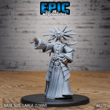 Pain Cleric leader Miniature | B - Tabletop RPG & D&D miniature. Perfect for wargaming & collectors